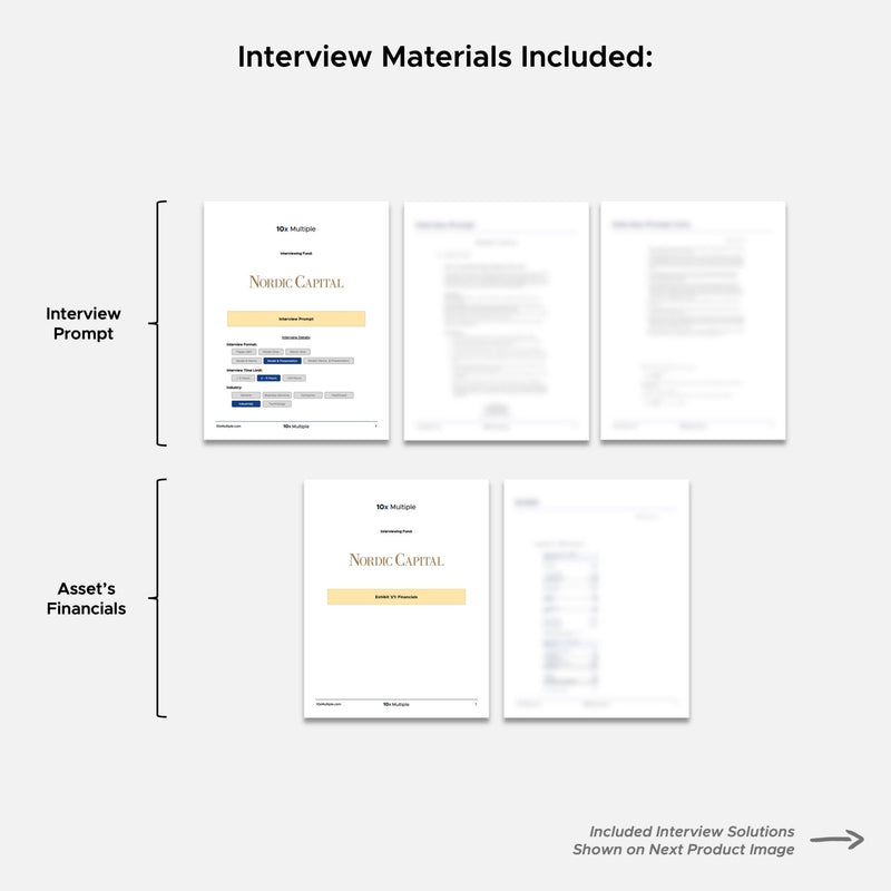 Private Equity Interview Questions PE Practice Mega Fund Nordic Capital Interview - 10x Multiple