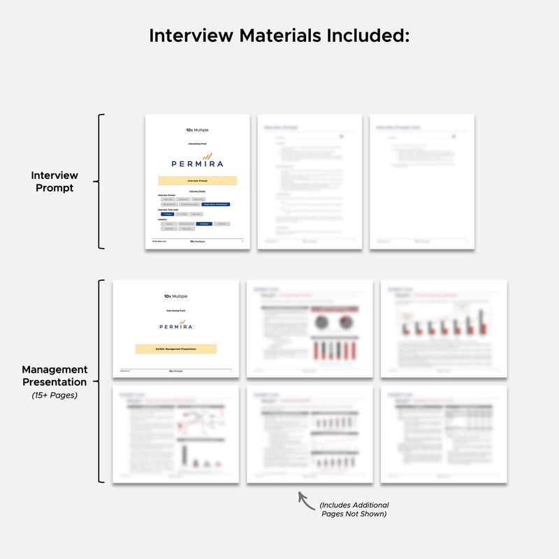 Private Equity Interview Questions PE Practice Mega Fund Permira Interview - 10x Multiple