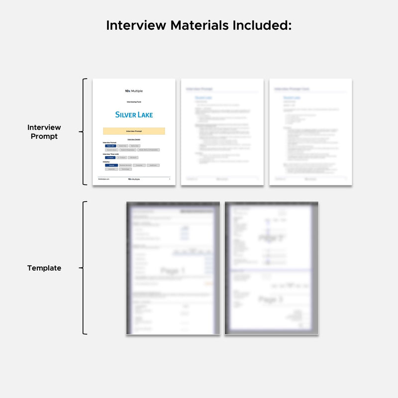 Private Equity Interview Questions PE Practice Mega Fund Silver Lake Interview - 10x Multiple