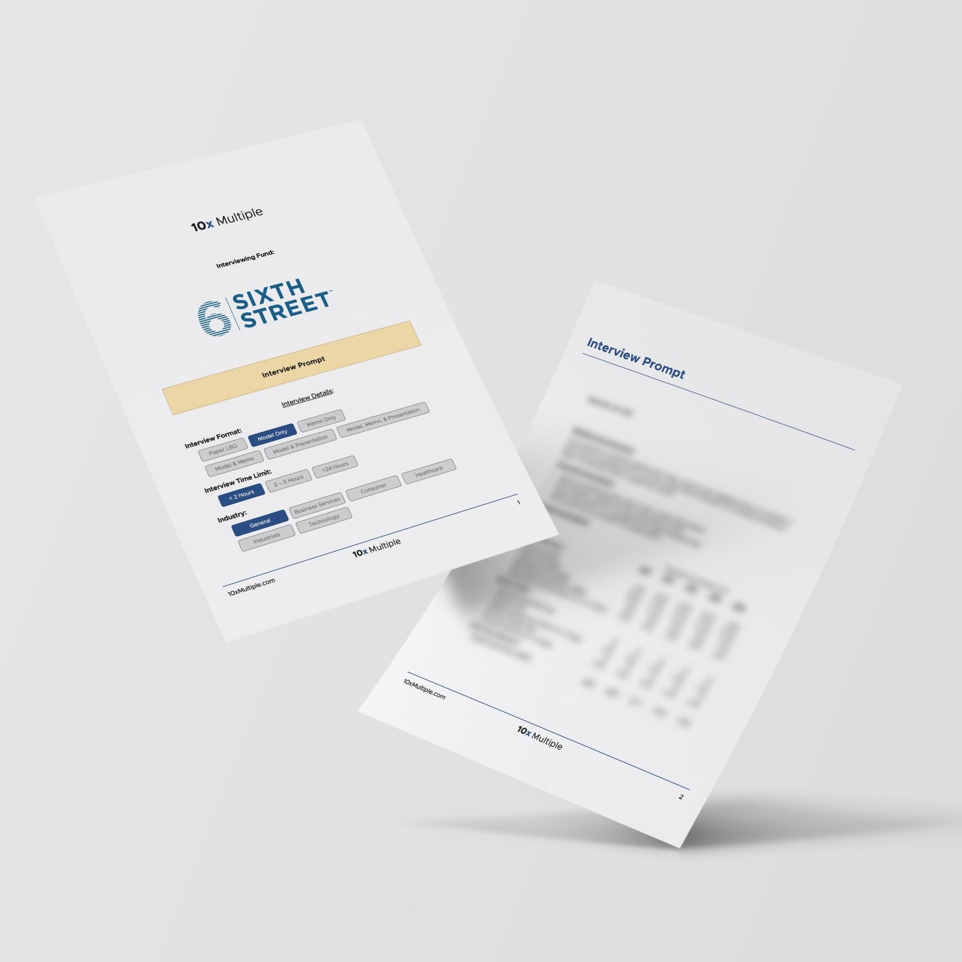 Private Equity Interview Questions PE Practice Mega Fund Sixth Street Interview - 10x Multiple