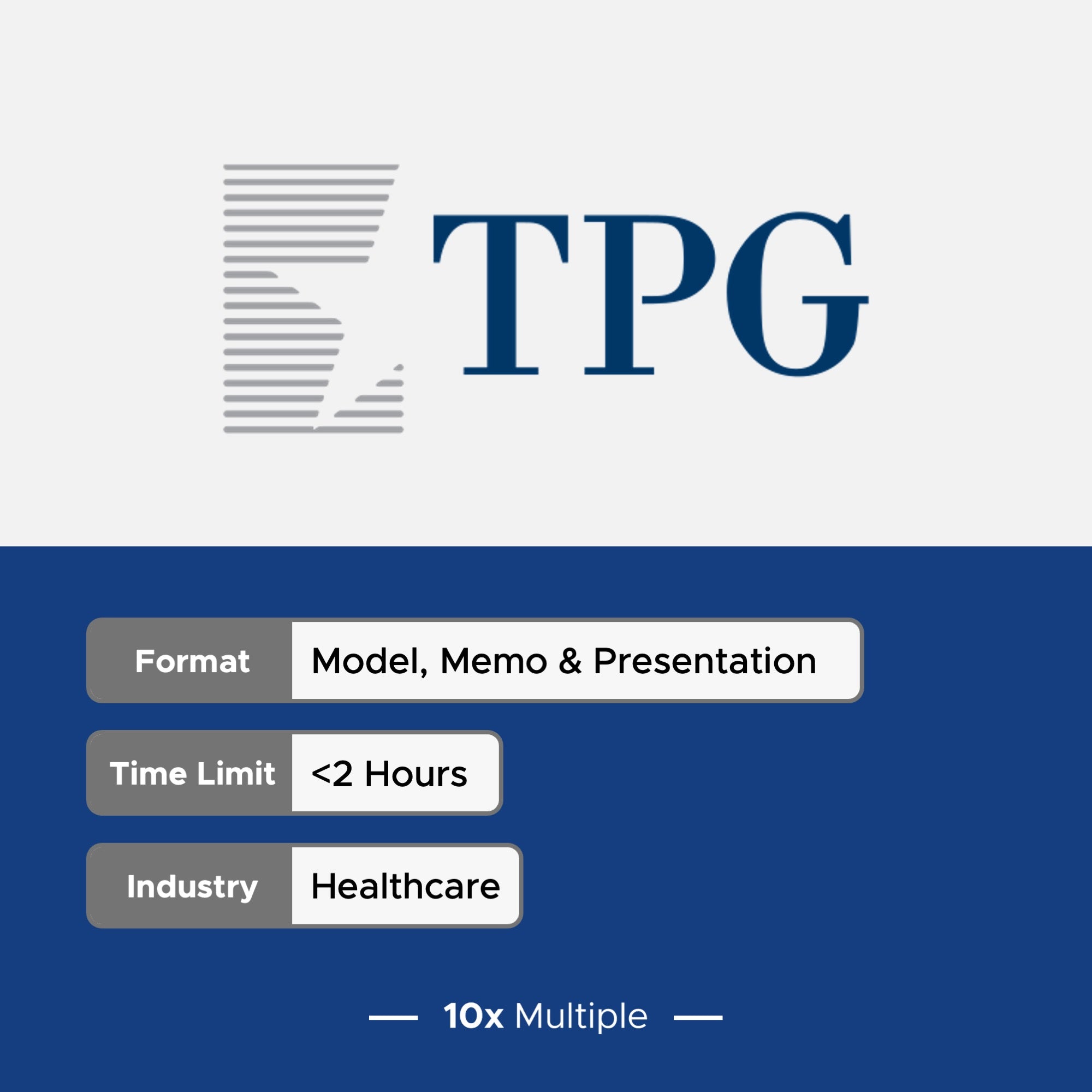 Private Equity Interview Questions PE Practice Mega Fund TPG Interview - 10x Multiple