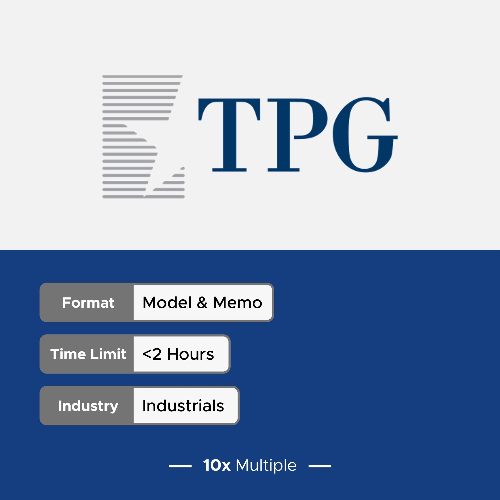 Private Equity Interview Questions PE Practice Mega Fund TPG Interview - 10x Multiple