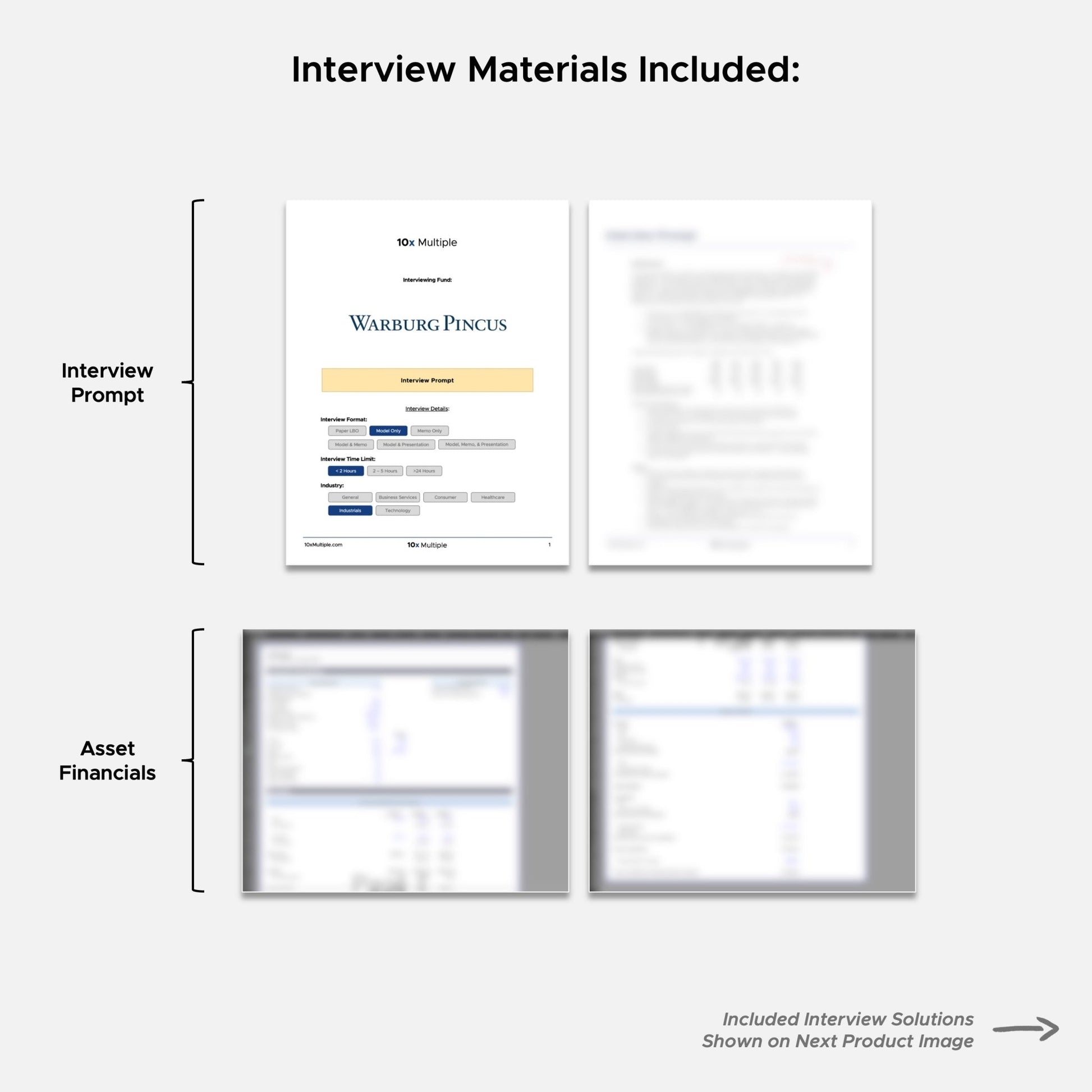 Private Equity Interview Questions PE Practice Mega Fund Warburg Pincus Interview - 10x Multiple